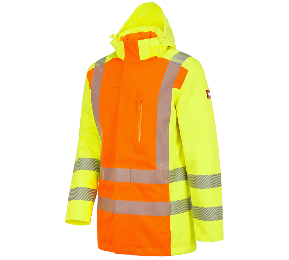 Topics: High-vis functional parka e.s.motion 2020 + high-vis orange/high-vis yellow