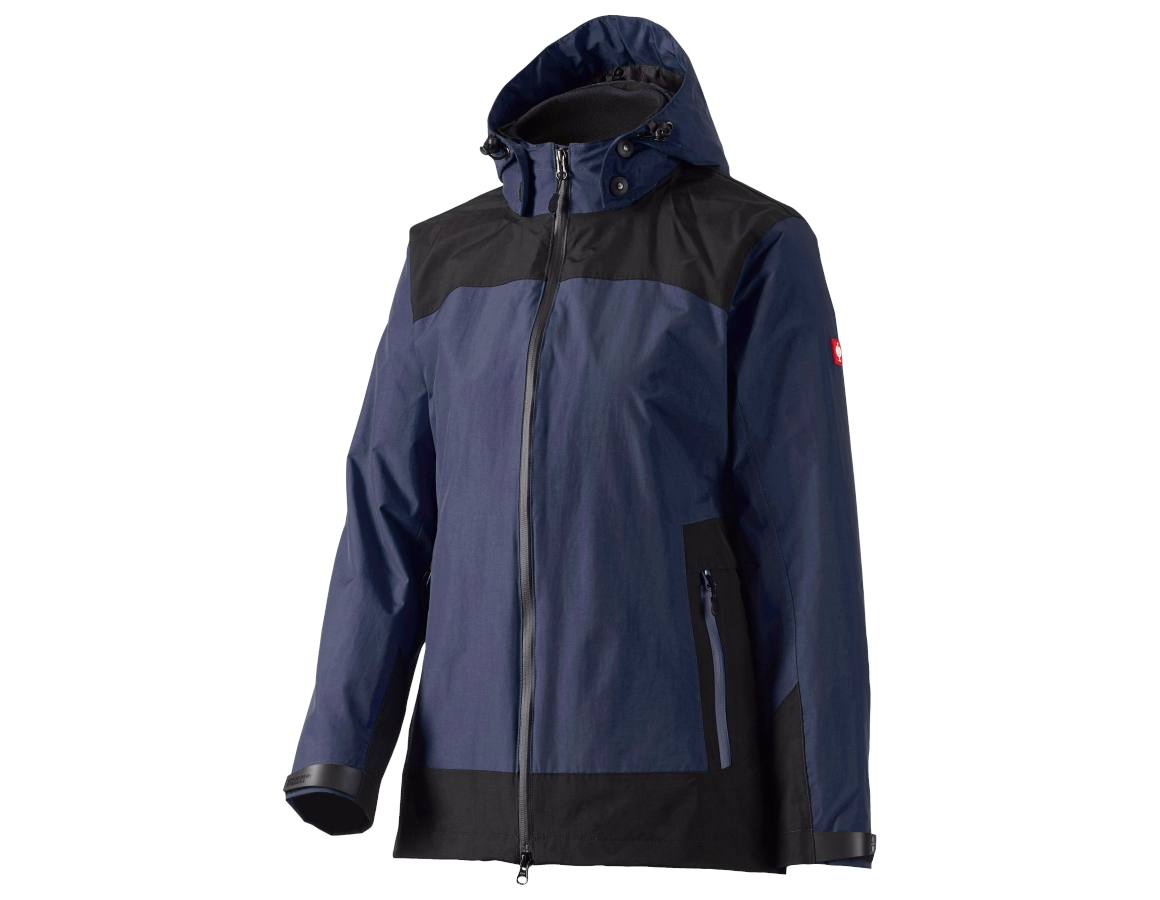 Work Jackets: e.s. 3 in 1 ladies' Functional jacket + navy/black