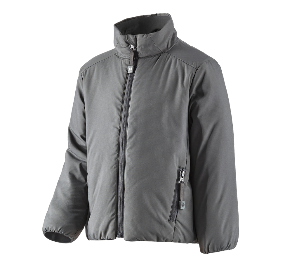 Jackets: e.s. Padded jacket CI, children's + anthracite