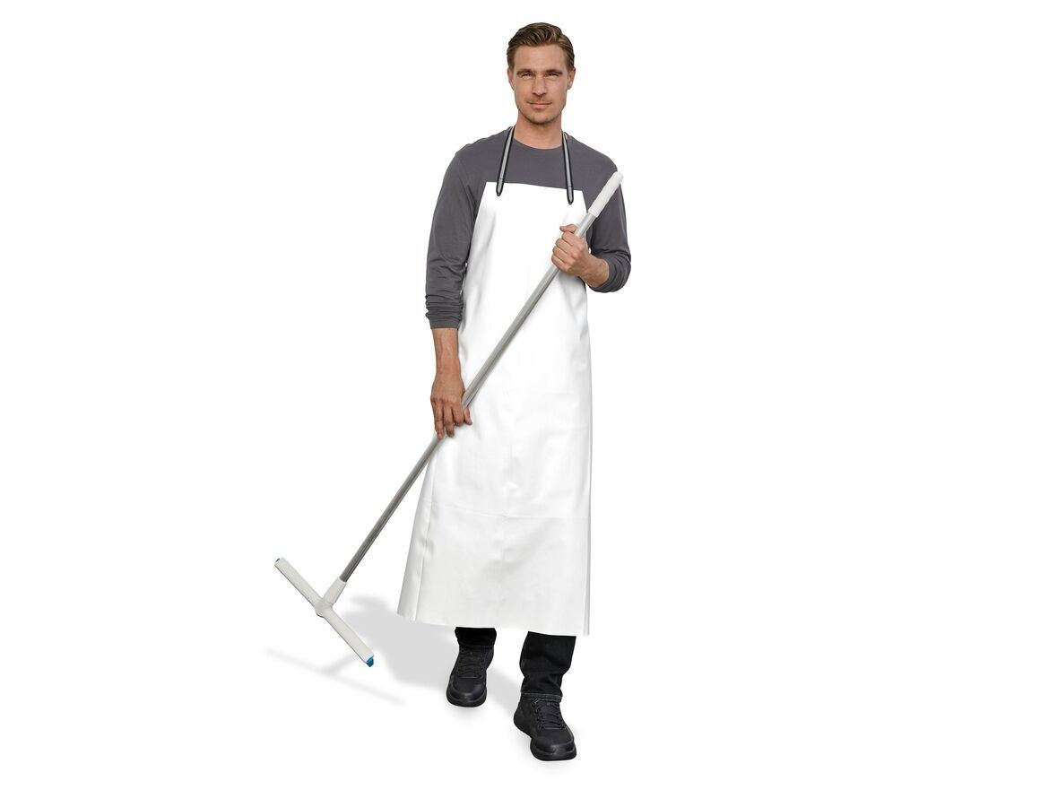 Aprons: Rubber Apron, white + white