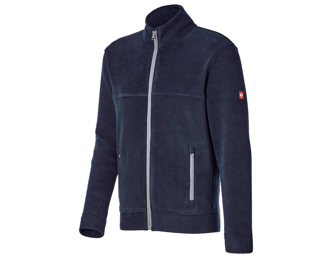 Work Jackets: Jacket double climafoam e.s.line.core + navy/platinum