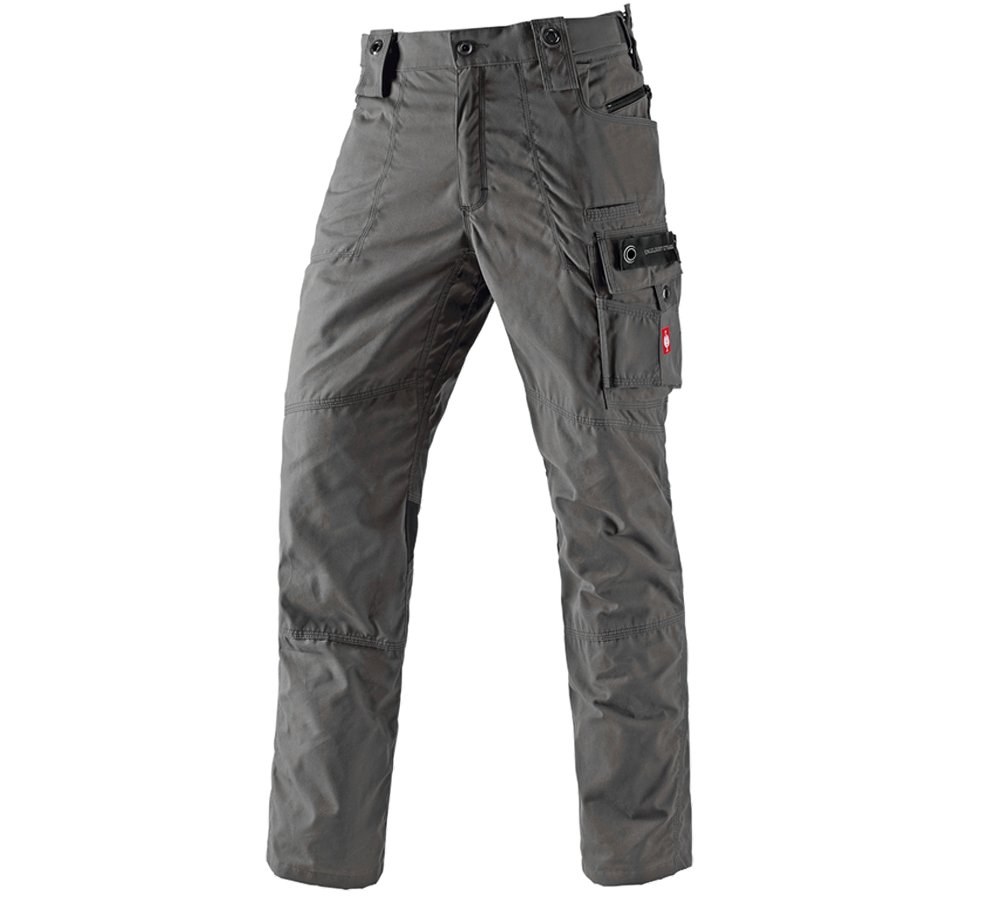 Work Trousers: e.s. Trousers cotton touch + titanium