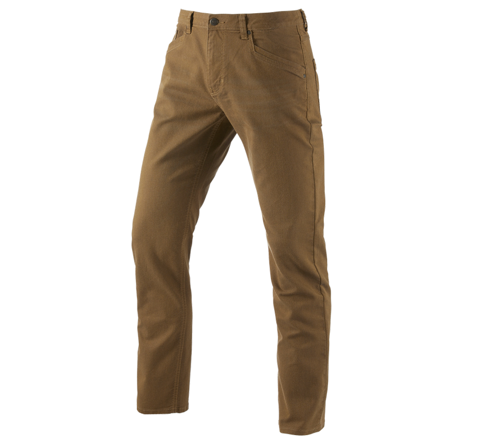 Work Trousers: 5-pocket Trousers e.s.vintage + sepia