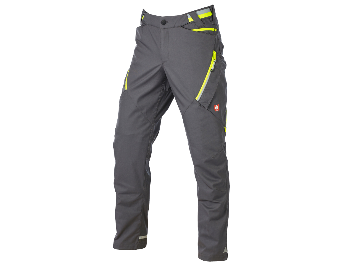 Topics: Trousers e.s.ambition + anthracite/high-vis yellow