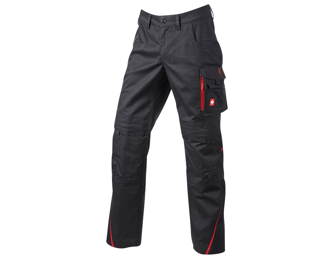 Larger gifts: LFC Work Trousers + black/straussred