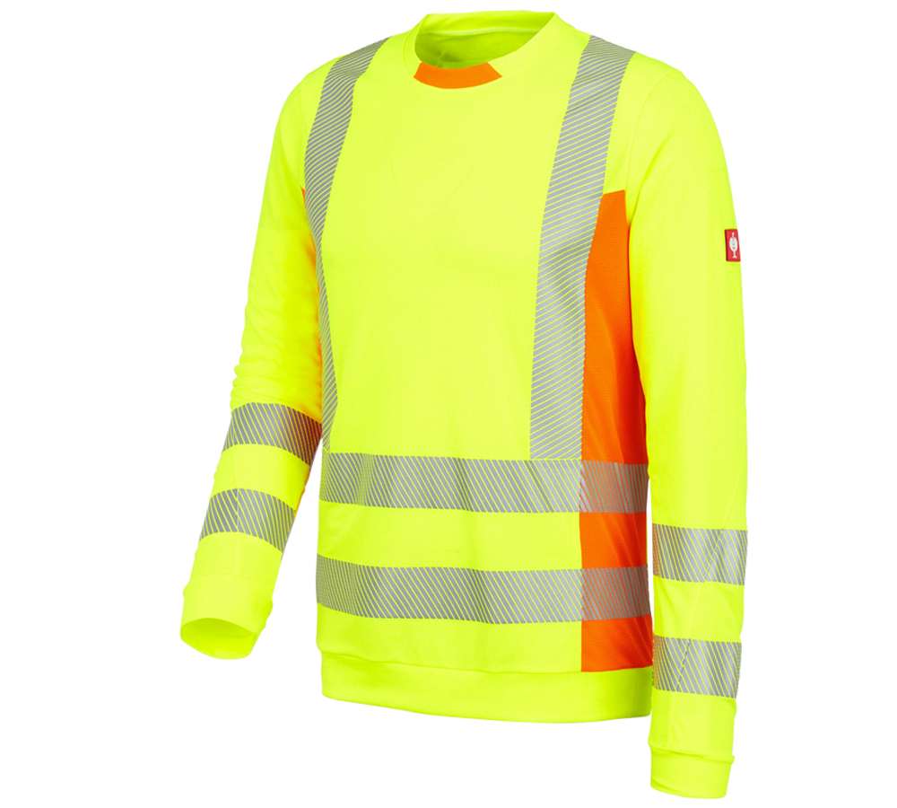 Shirts, Pullover & more: High-vis functional long sleeve e.s.motion 2020 + high-vis yellow/high-vis orange