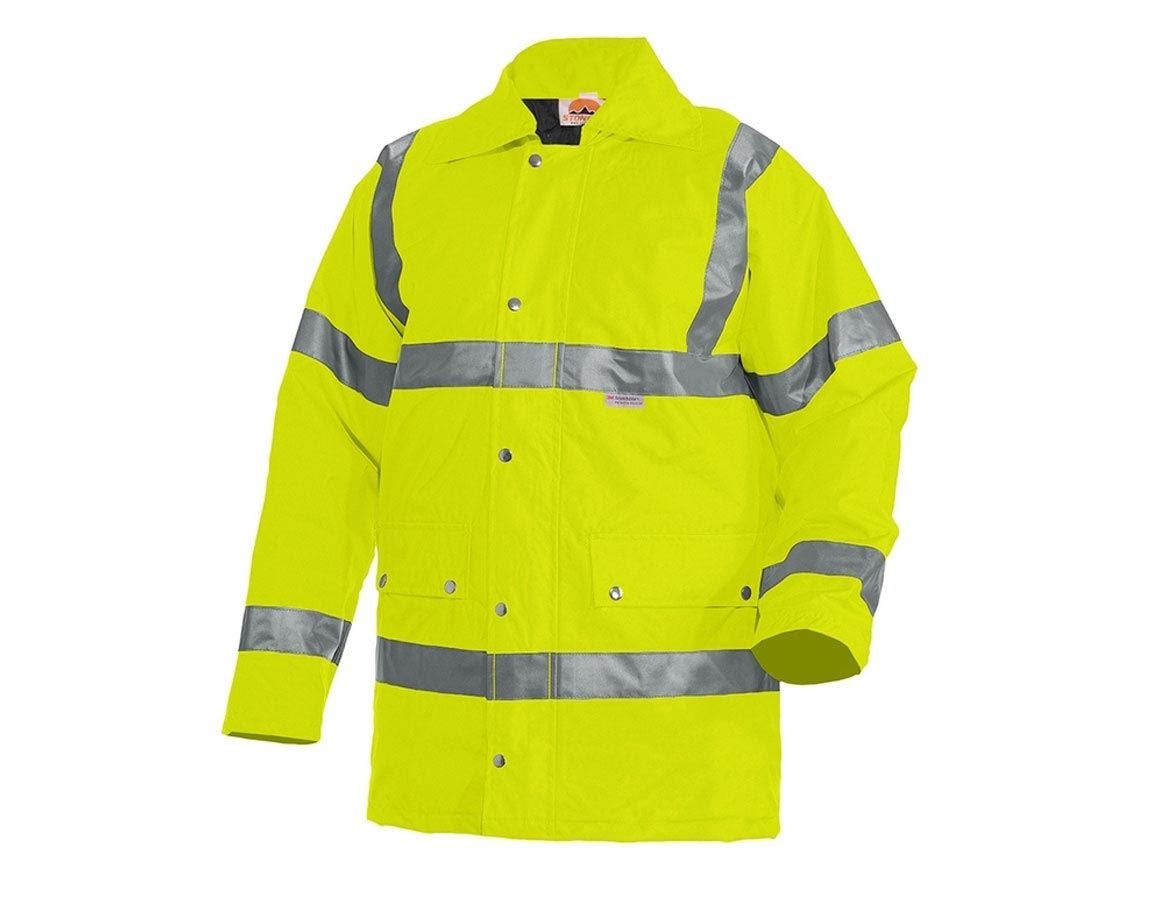 Topics: STONEKIT High-vis parka + high-vis yellow