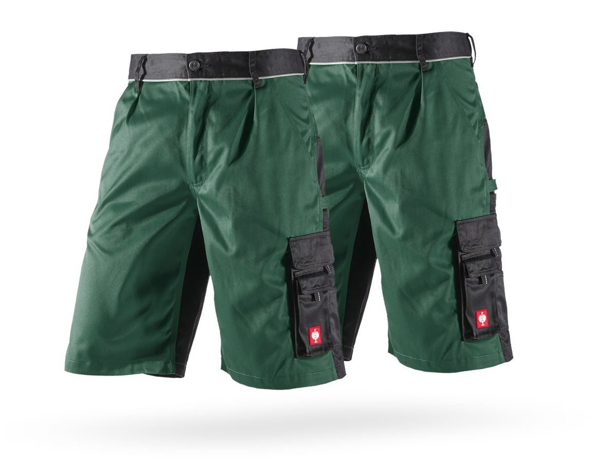 Clothing: Combo-Set: 2x Shorts e.s.image + green/black