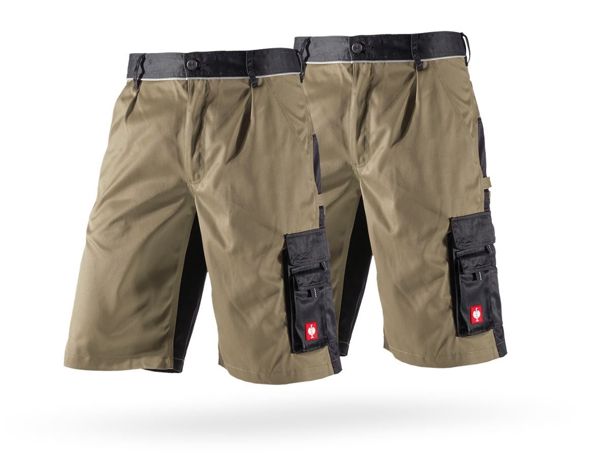 Clothing: Combo-Set: 2x Shorts e.s.image + khaki/black