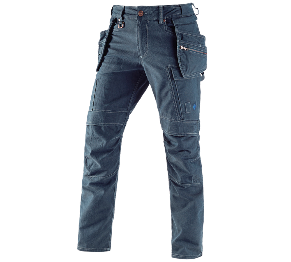 Work Trousers: Holster trousers e.s.vintage + arcticblue