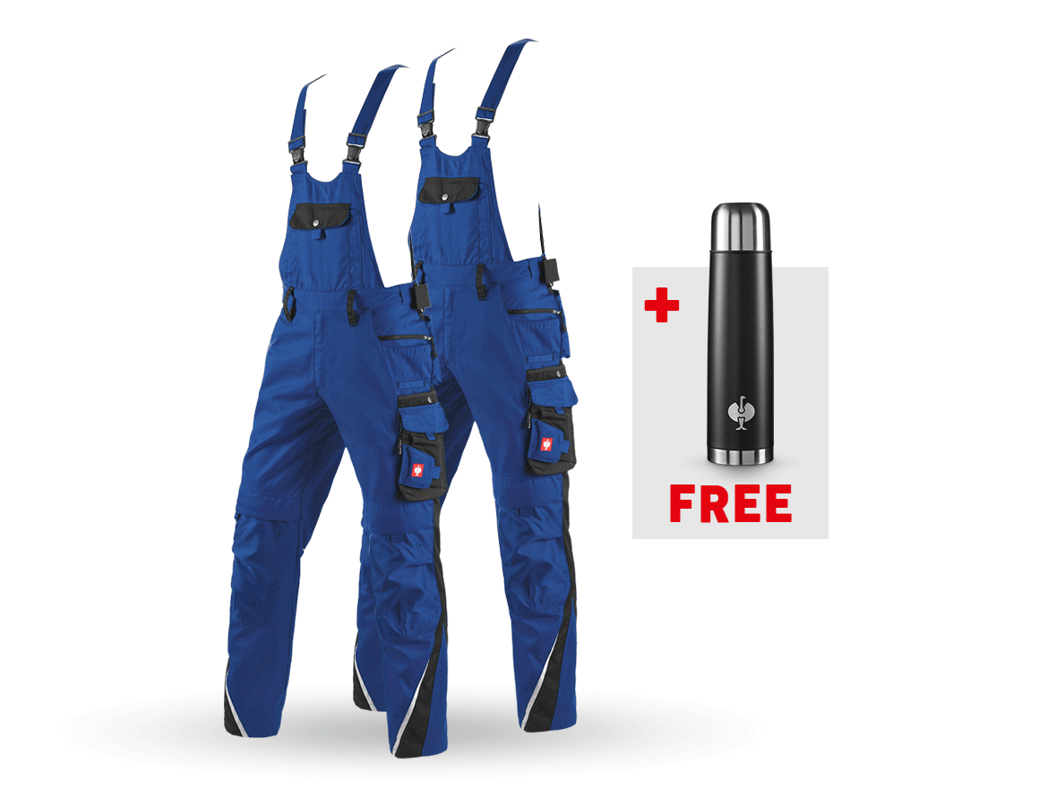 Clothing sets: SET: 2x Bib & brace e.s.motion + royalblue/black