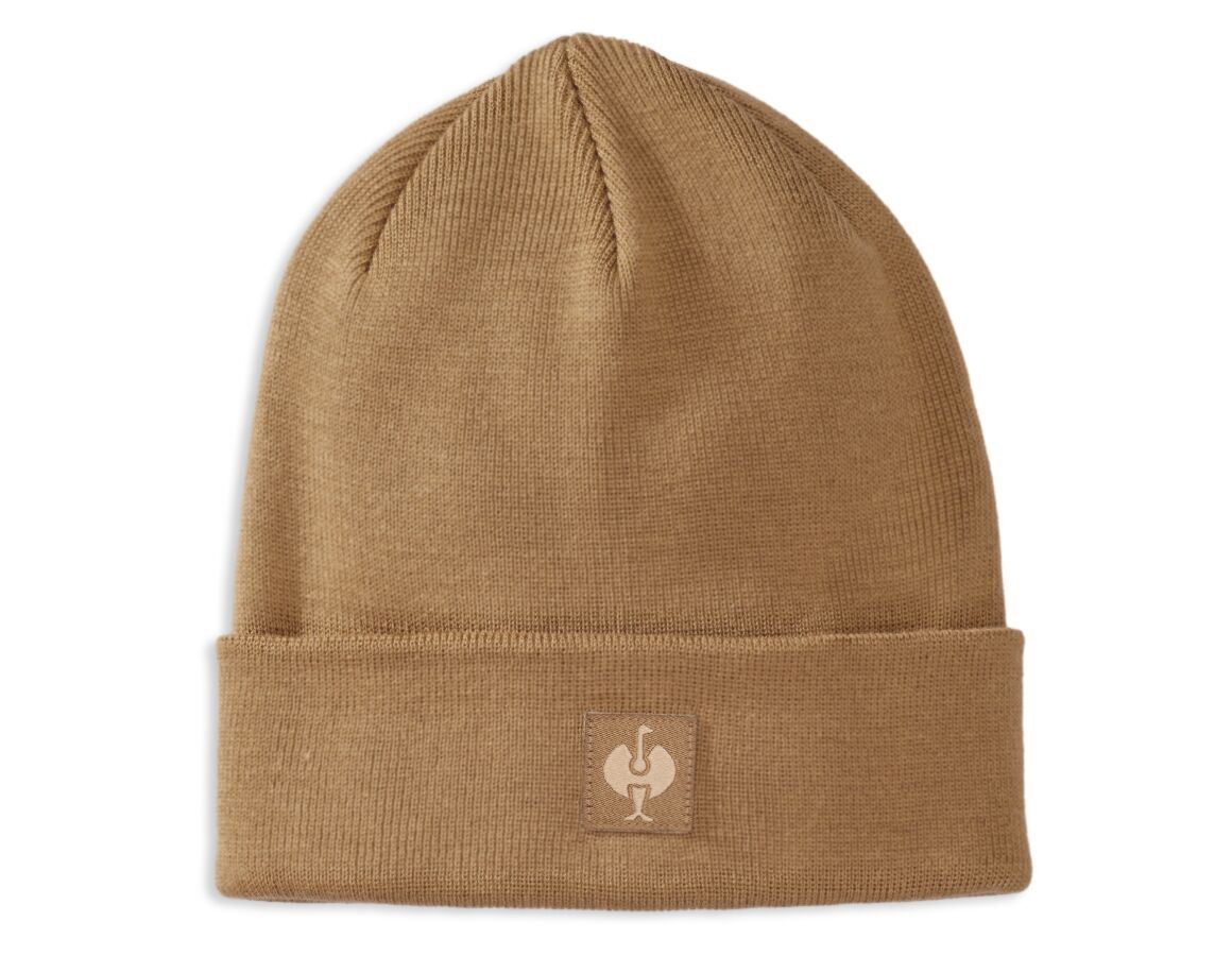 Accessories: Knitted hat e.s.iconic + almondbrown