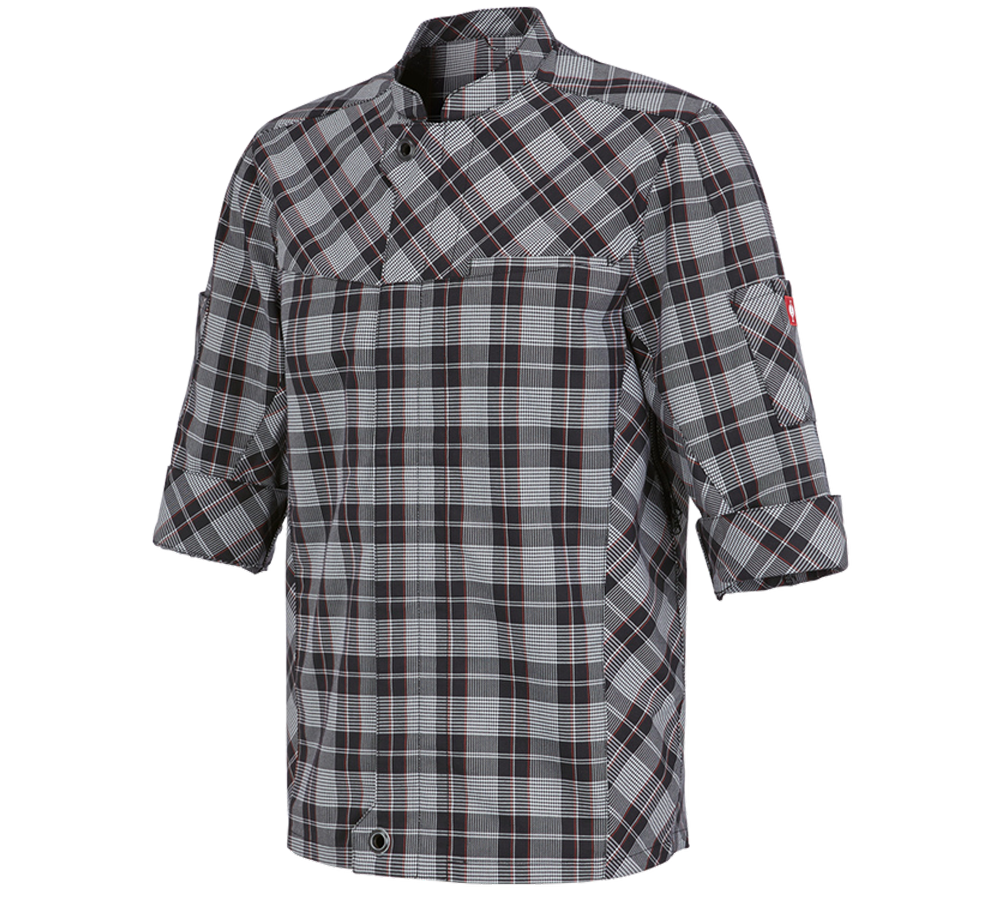 Shirts, Pullover & more: Work jacket short sleeved e.s.fusion, men's + black/white/red