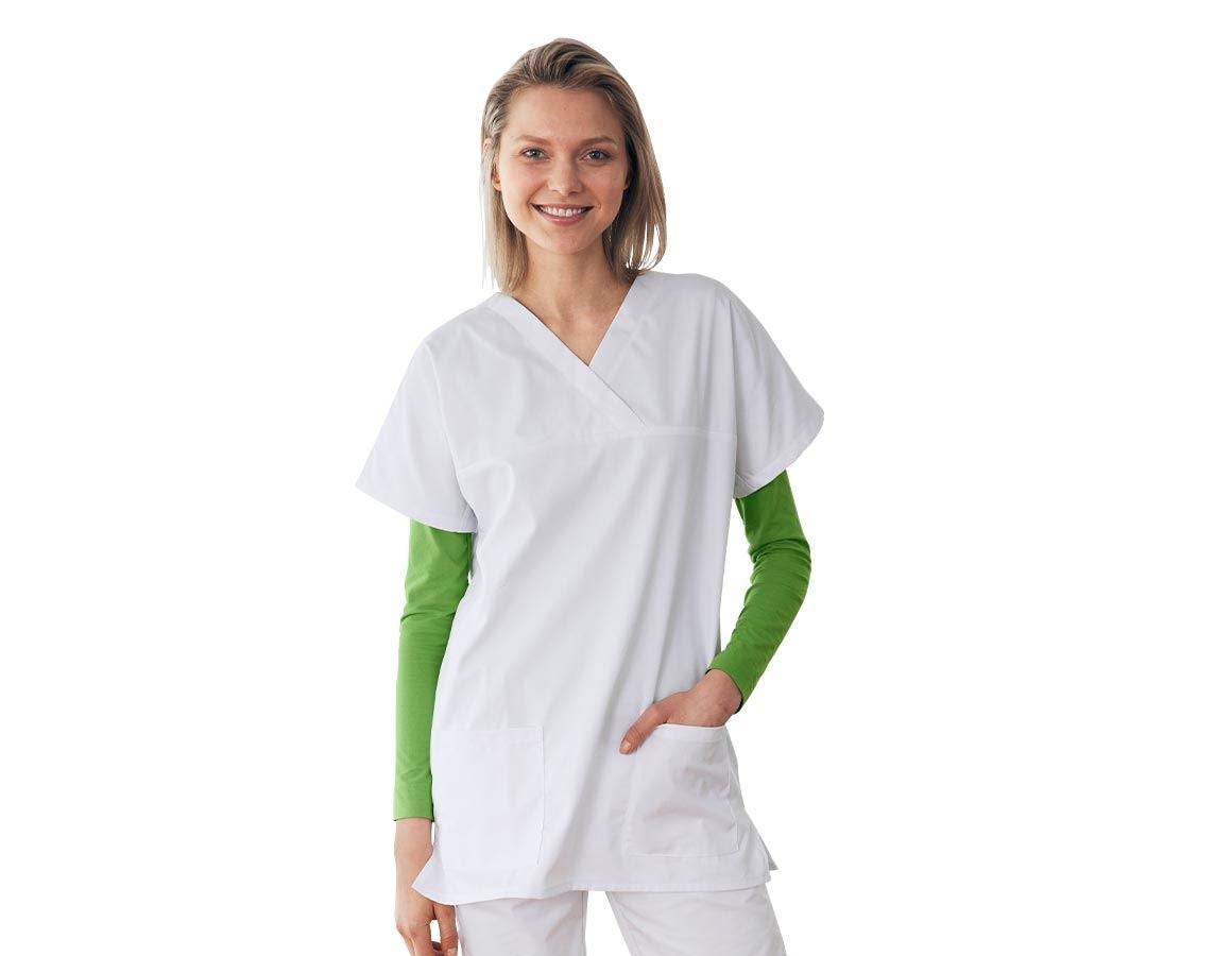 Shirts, Pullover & more: Tunic Viola + white