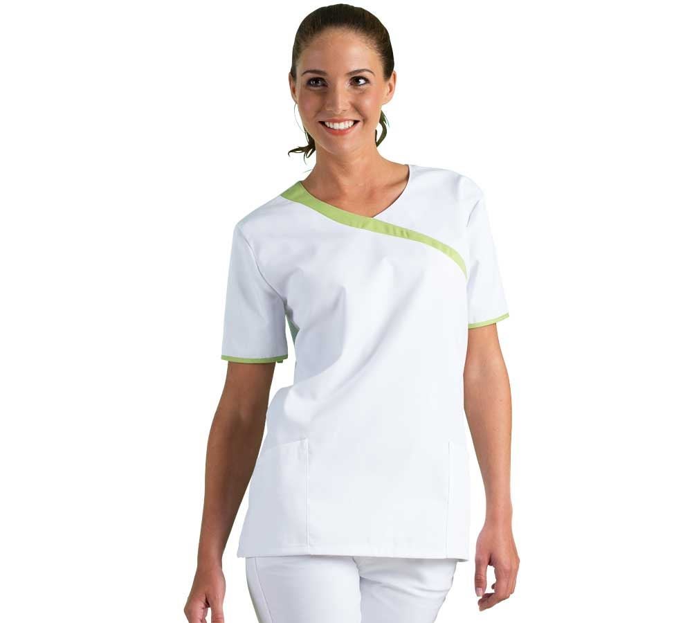 Shirts, Pullover & more: Tunic Maren + white/apple green