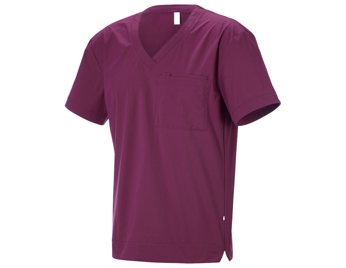 Clothing: Pocket Shirt e.s.avida, men’s + redviolet