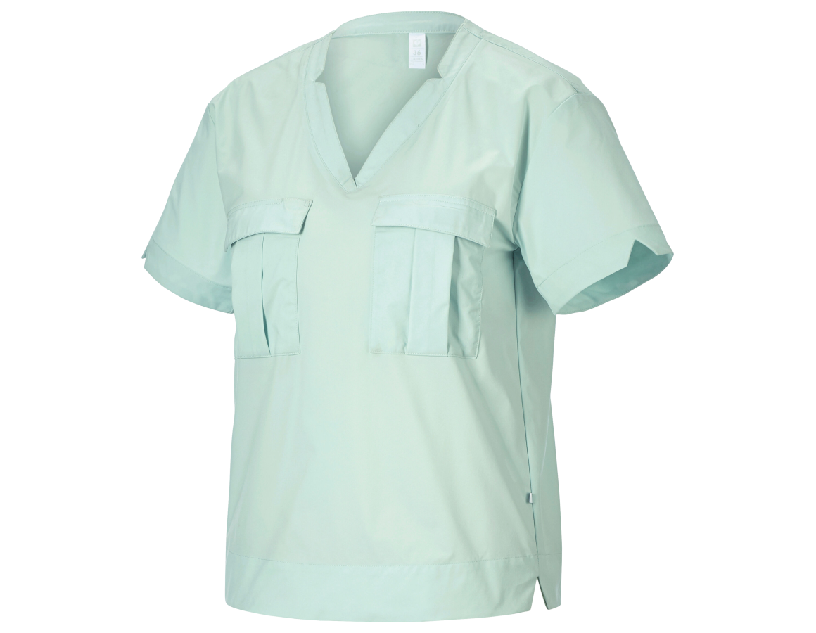 Clothing: Double-Pocket Shirt e.s.avida, ladies’ + softgreen