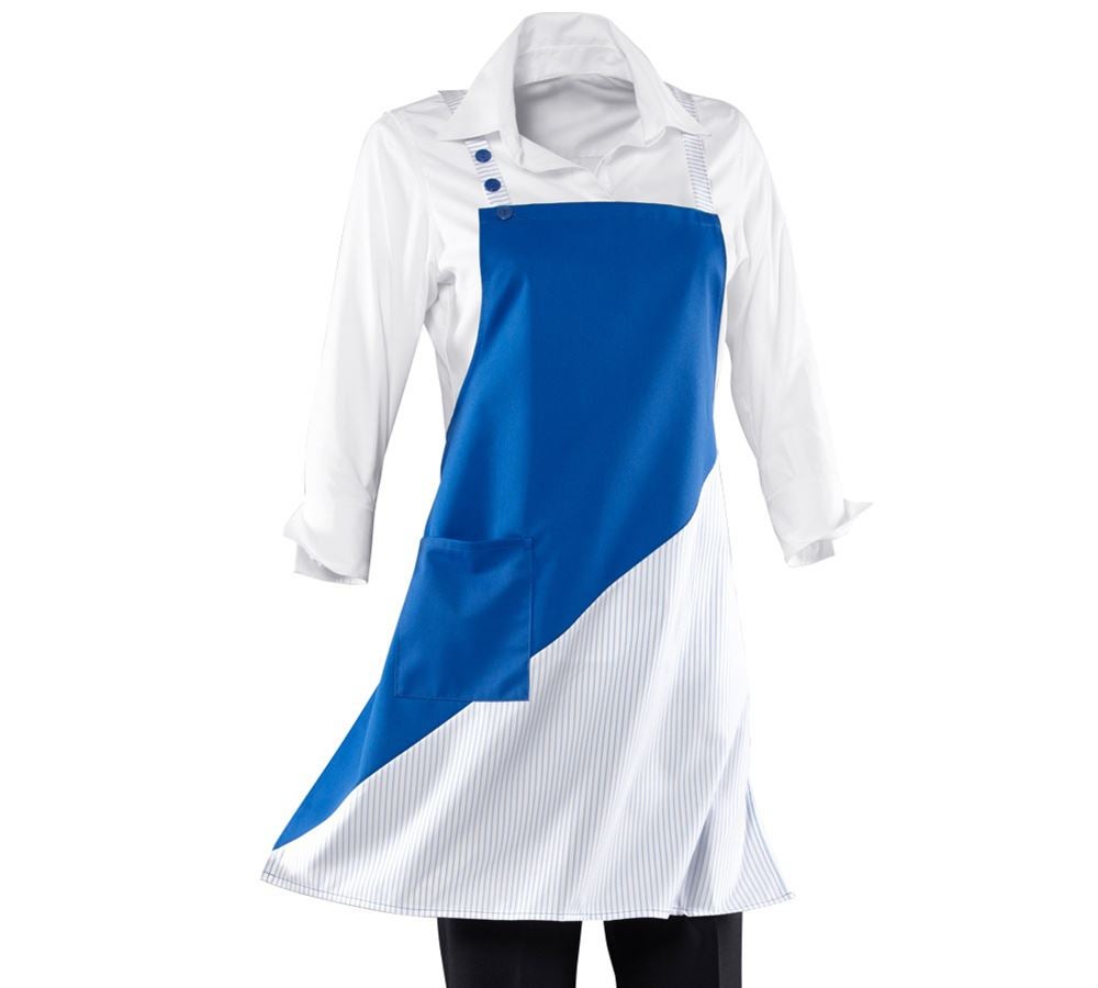 Aprons: Bib Apron Wels + royal/white