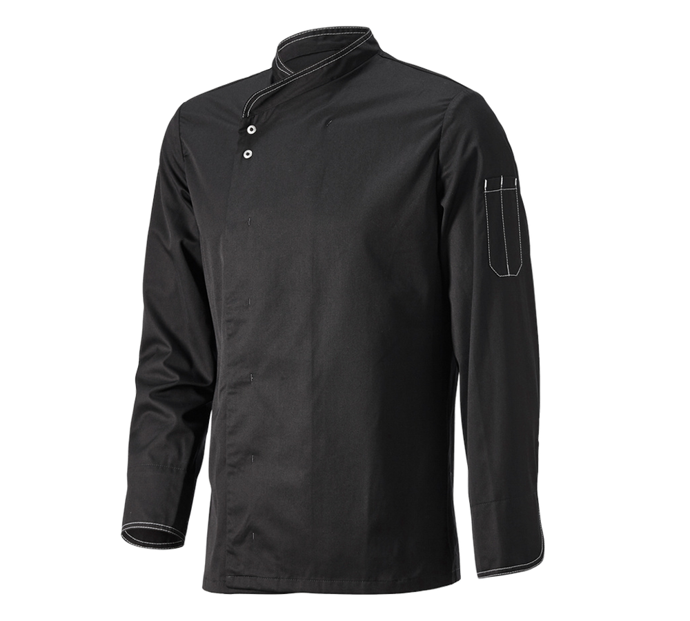 Shirts, Pullover & more: Chefs Jacket Lyon + black