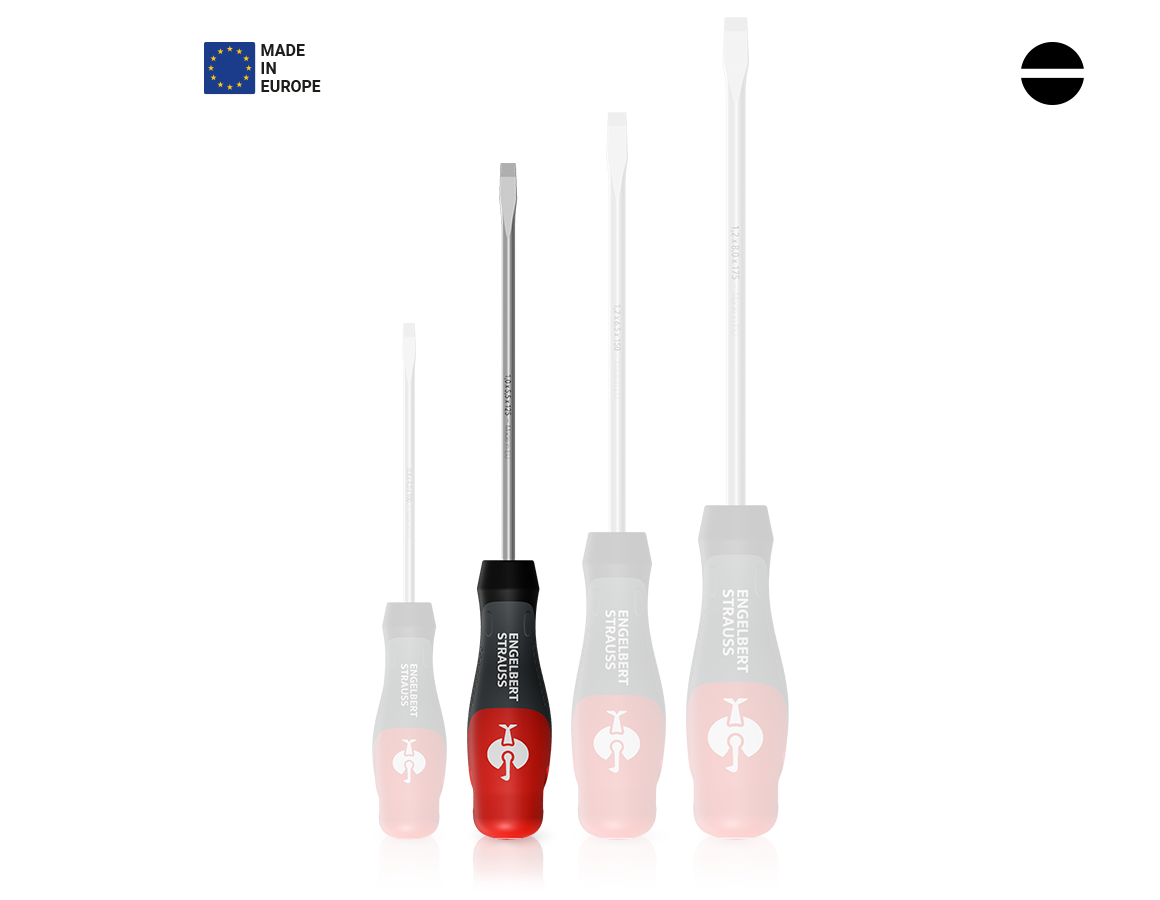 Screwdrivers: e.s. 3-C workshop screwdriver slot-head