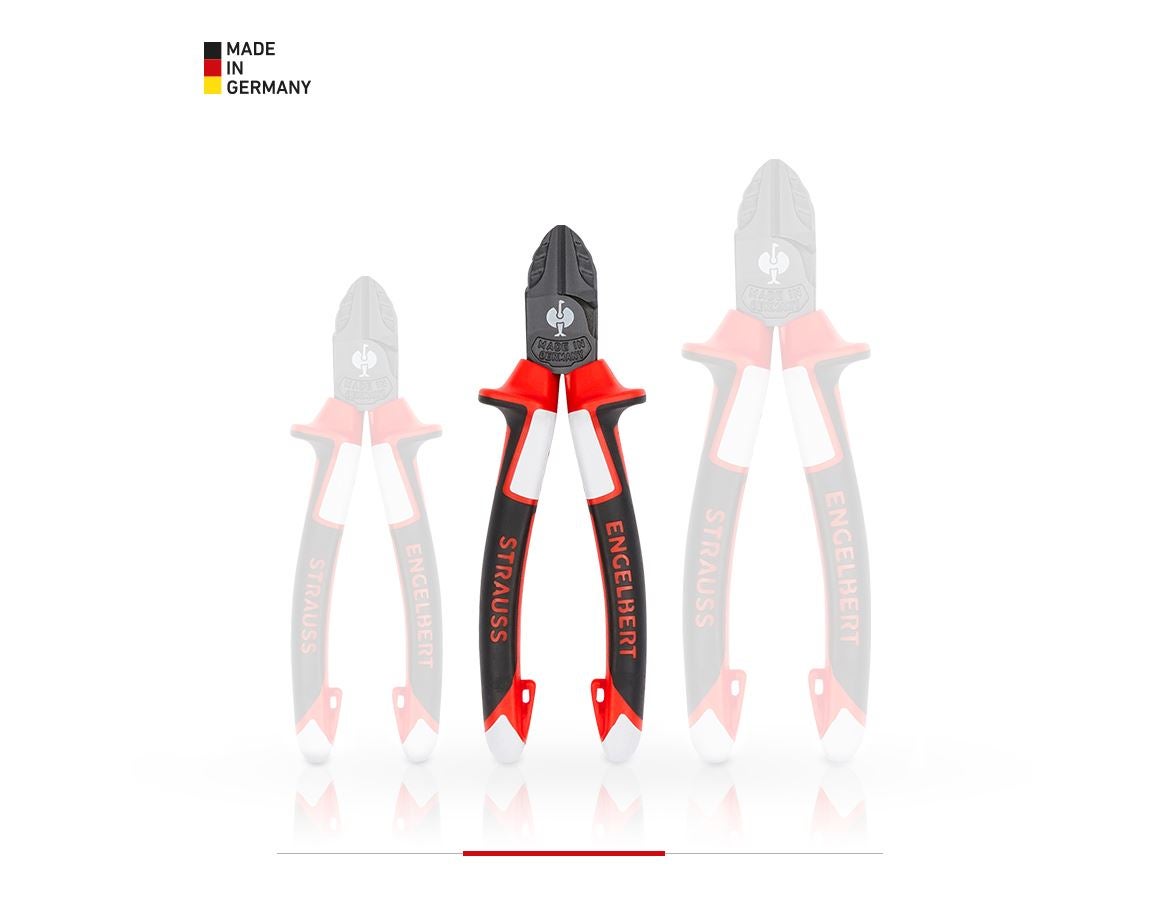 Tongs: e.s. side cutter 