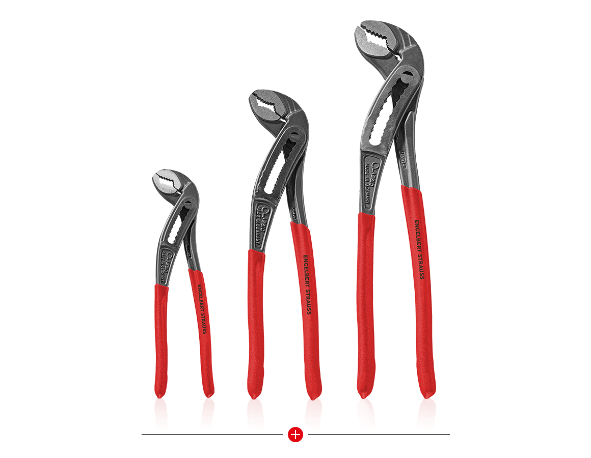 Tongs: Set: Waterpump Pliers, 3-piece