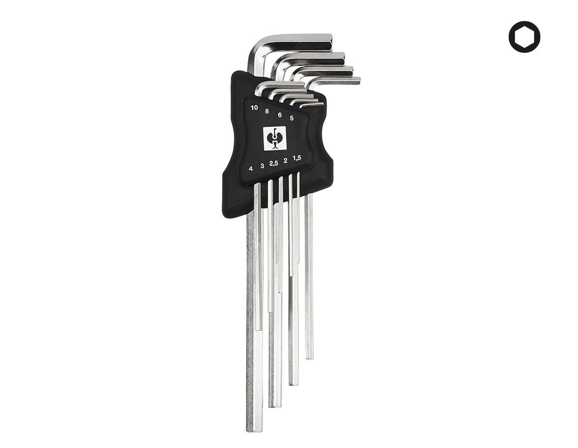 Offers of the month: e.s. Long angled hex key set, 9-part