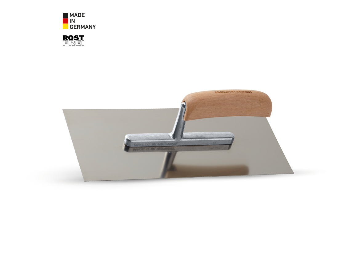 Trowels | spatulas | rubbing board: e.s. Trowel, stainless steel