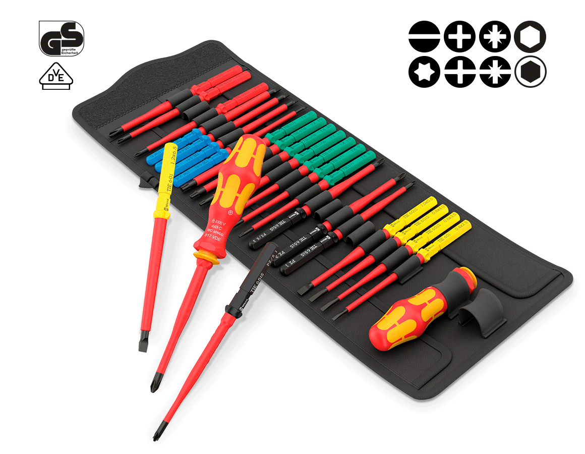 Screwdrivers: Wera Kraftform Kompakt VDE Big Pack, 26-piece