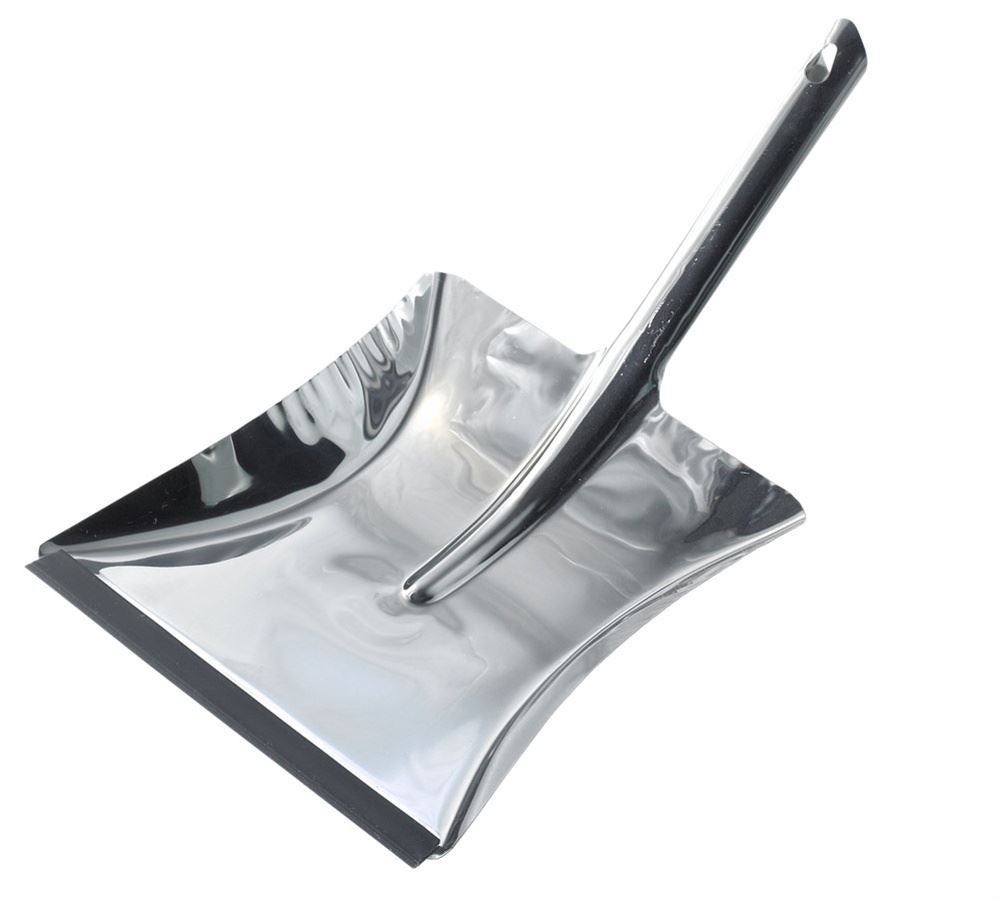 Brooms | Brushes | Scrubbers: Dust Pan stainless steel