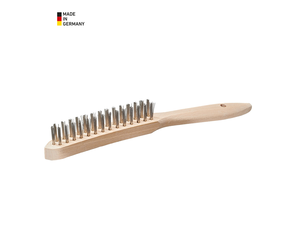 Sanding tools: Steel wire hand brush, 290mm