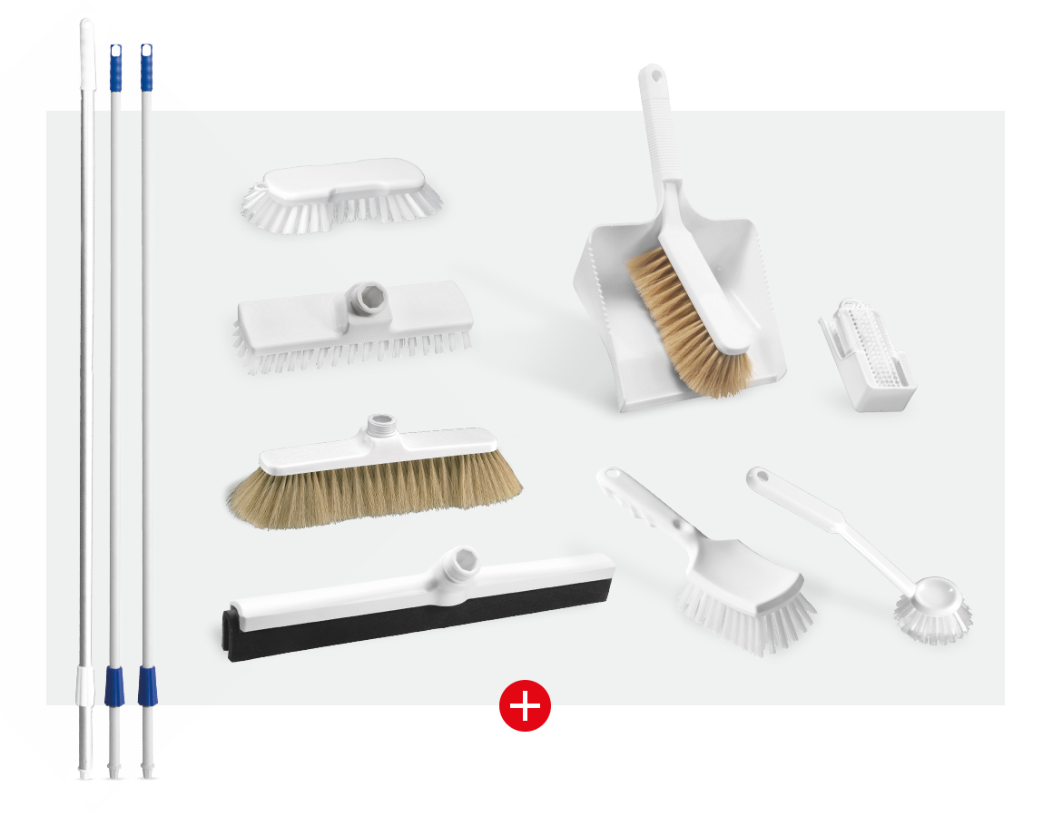 Floor cleaning | Window cleaning: Industrial brushes test set classic