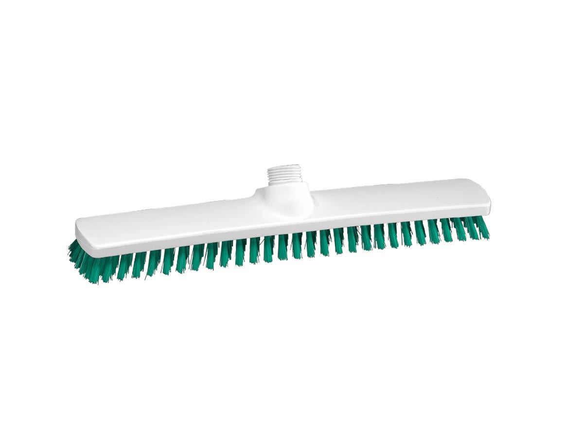 Brooms | Brushes | Scrubbers: Broad surface scrubber, Low + green