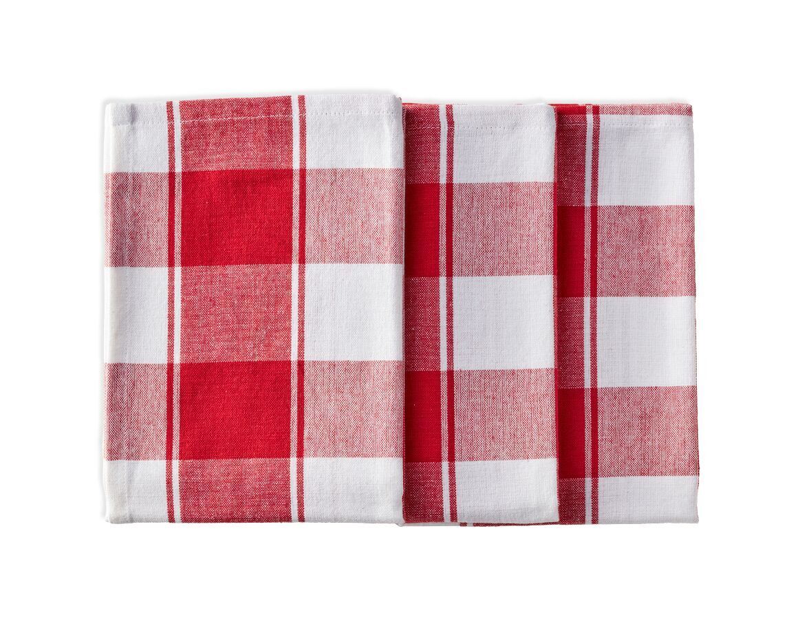 Cloths: Tea towels Color, pack of 3 + red