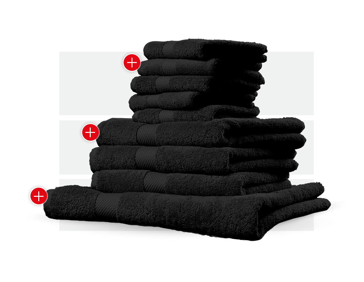 Large gifts: Towel premium gift set + black