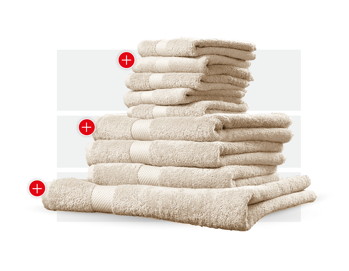 Tools and accessories: Towel premium gift set + cream