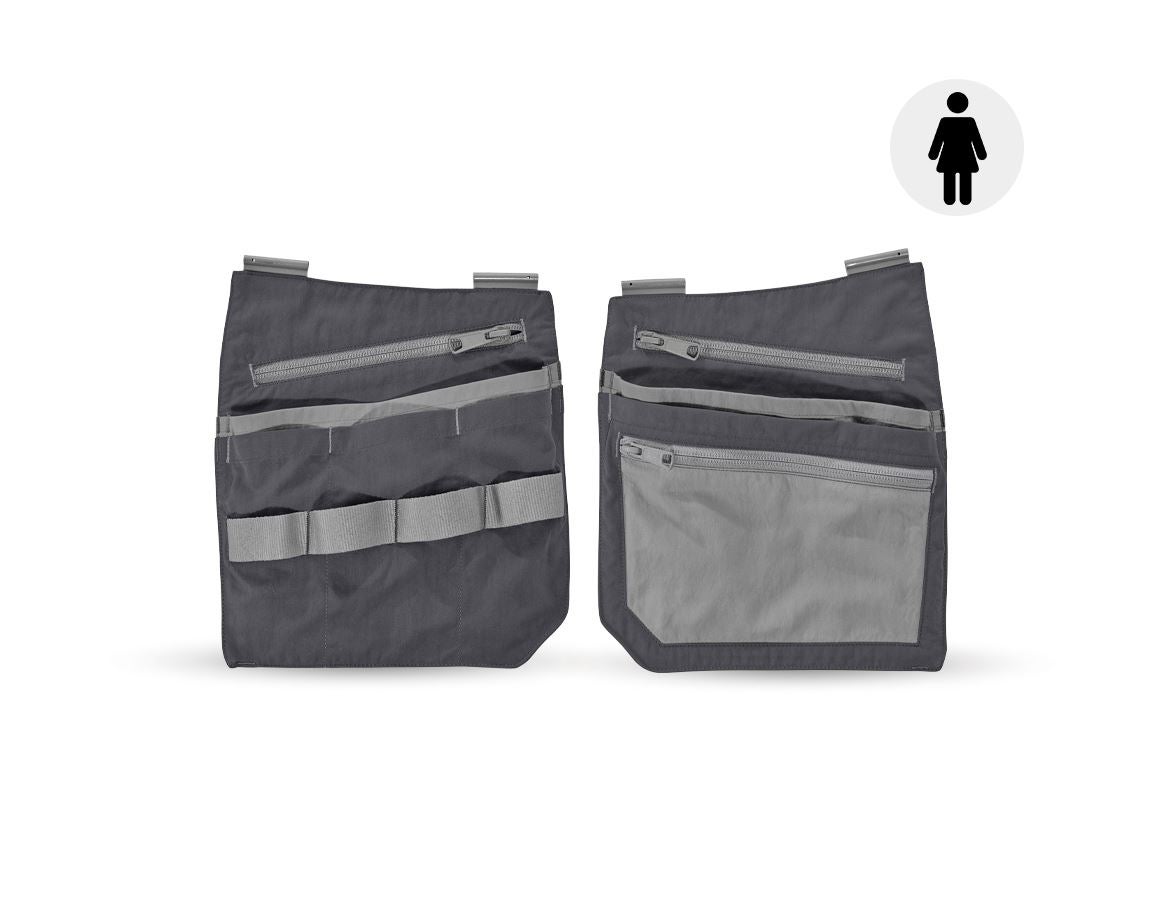 Accessories: Tool bags e.s.concrete light, ladies‘ + anthracite/pearlgrey