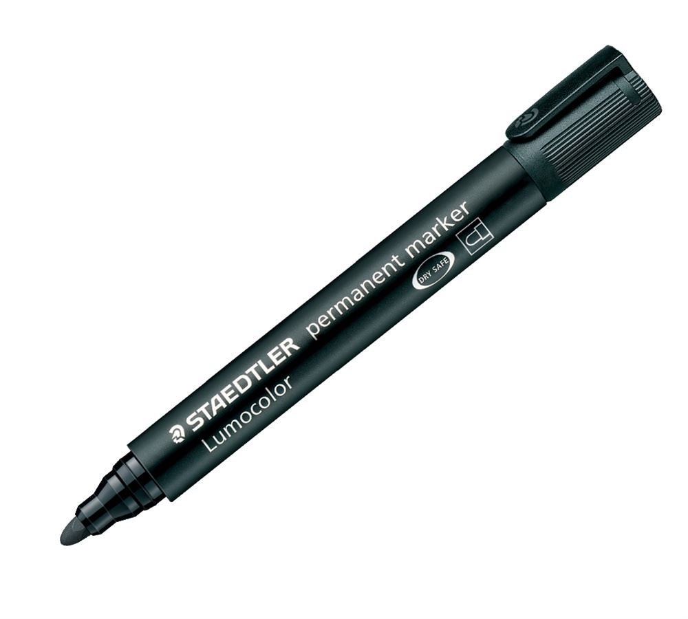 Writing | Correcting: STAEDTLER Lumocolor permanent, pack of 10 + black