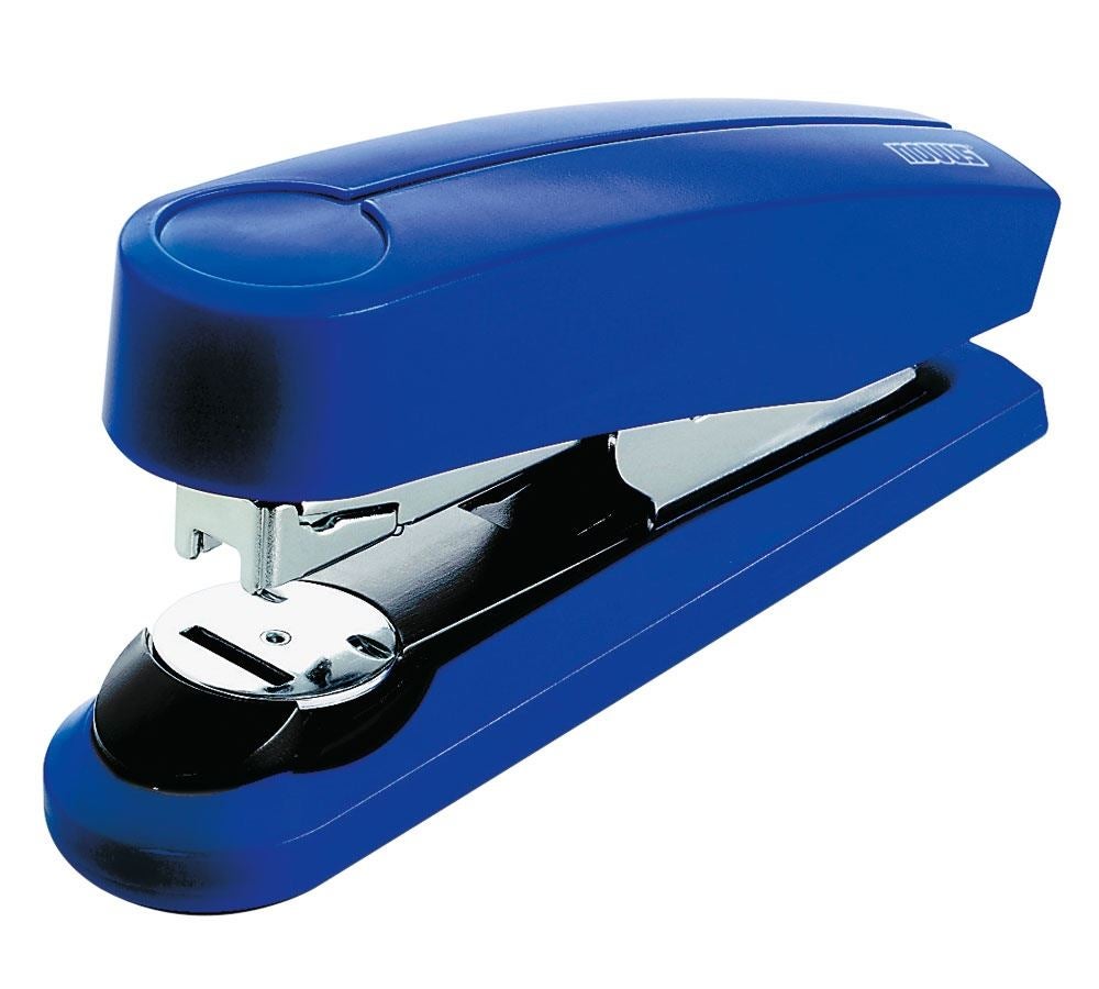 Desk accessories: NOVUS Flat-Clinch Staplers B4FC + blue