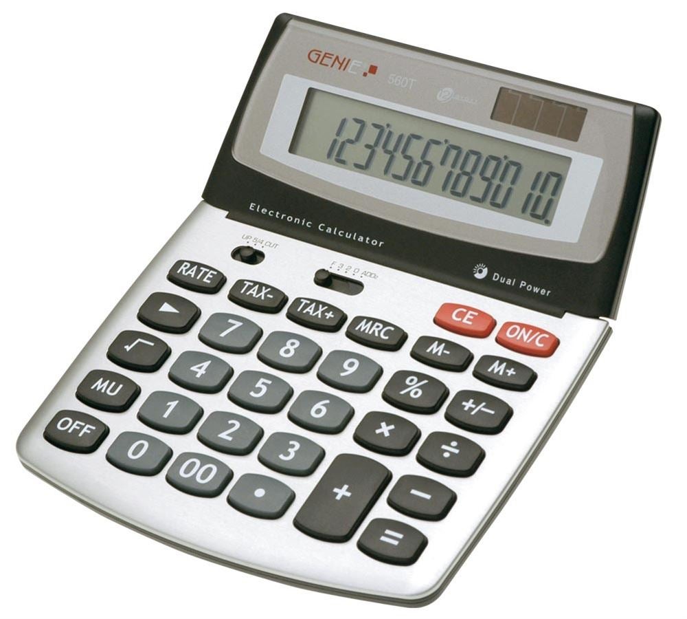 Office equipment: Genie 560T, 12 DIGIT DESK