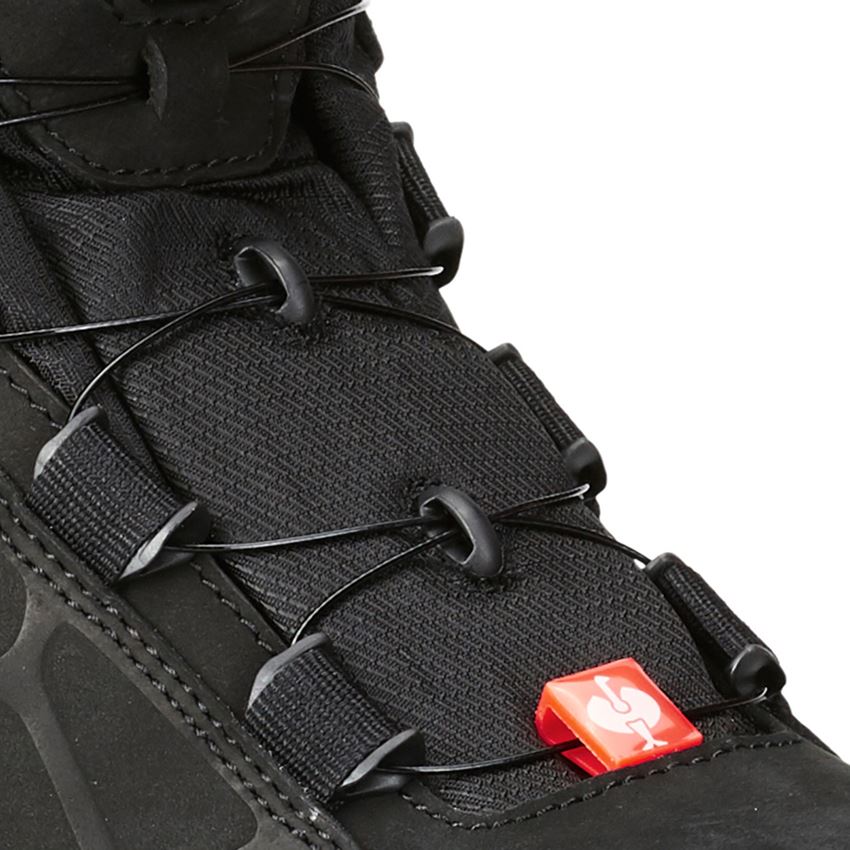 O2: e.s. O2 Work shoes Tethys mid + black 2