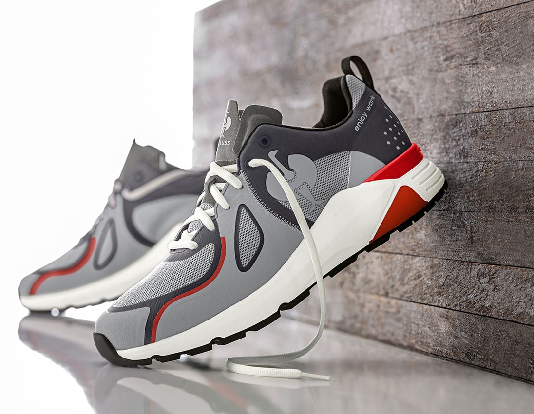 O1: O1 Work shoes e.s. Chete + pearlgrey/anthracite