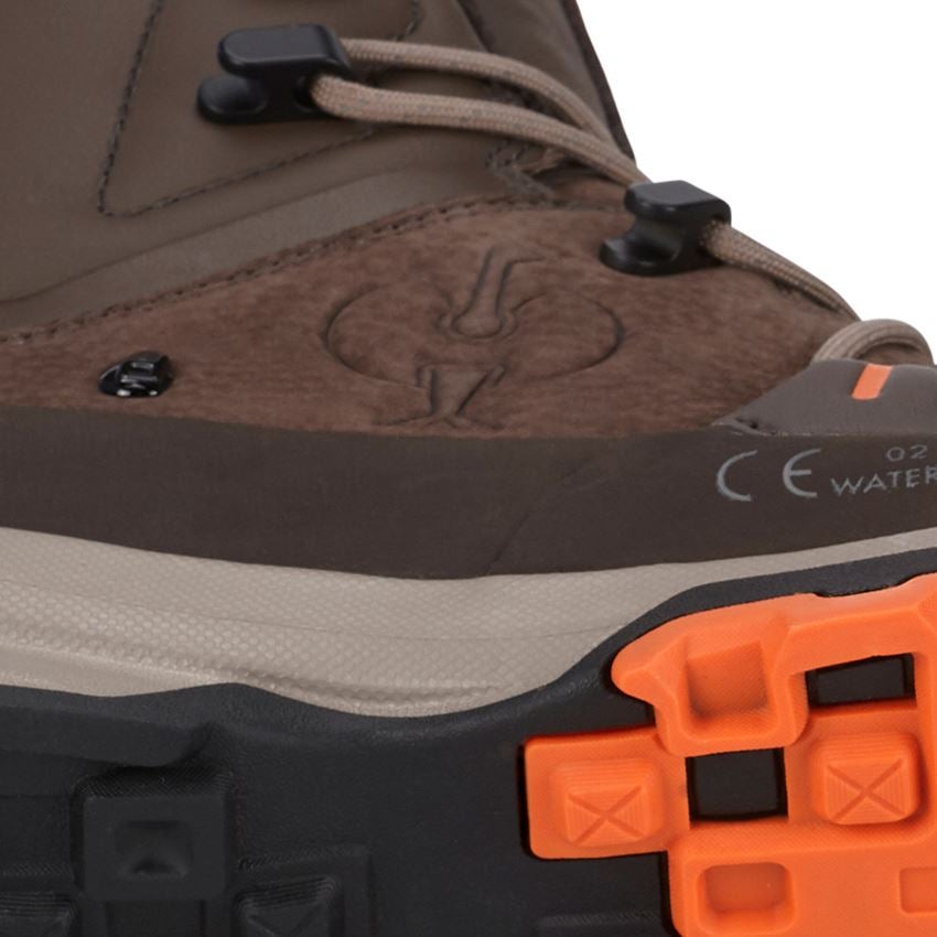 Footwear: O2 Work shoes e.s. Ruma mid + chestnut/radiantorange 2