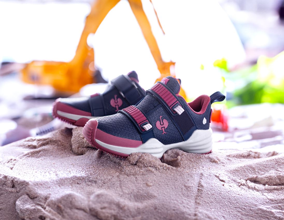 Kids Shoes: Allround shoes e.s. Waza low, children's + deepblue/tarapink