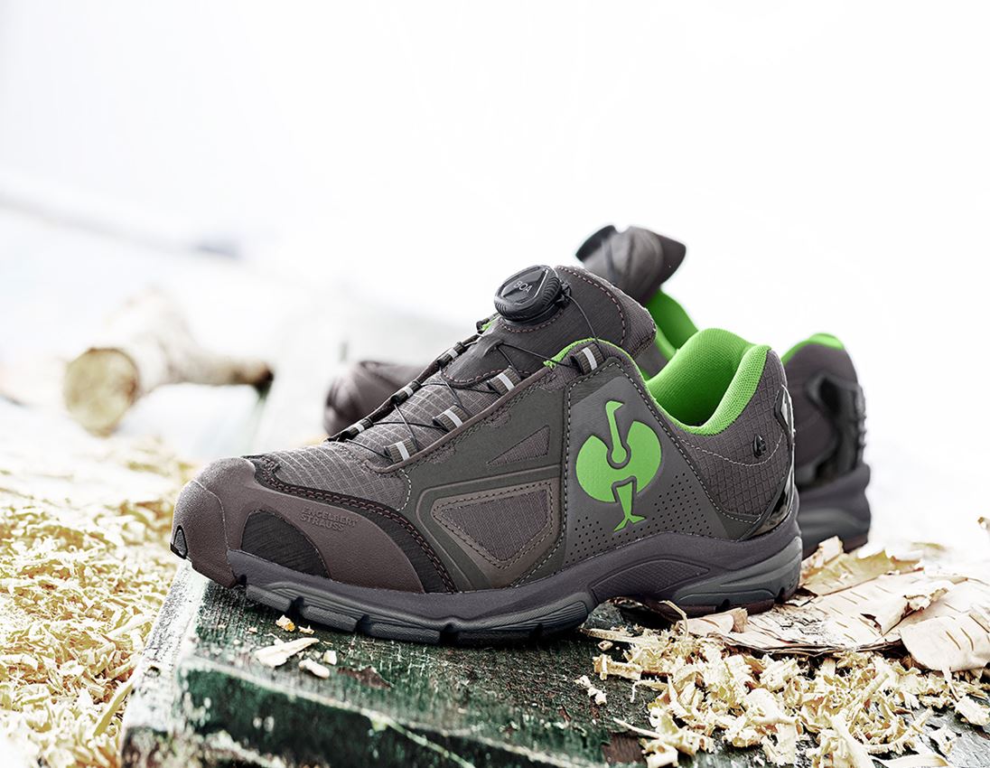O2: O2 Work shoes e.s. Minkar II + chestnut/seagreen