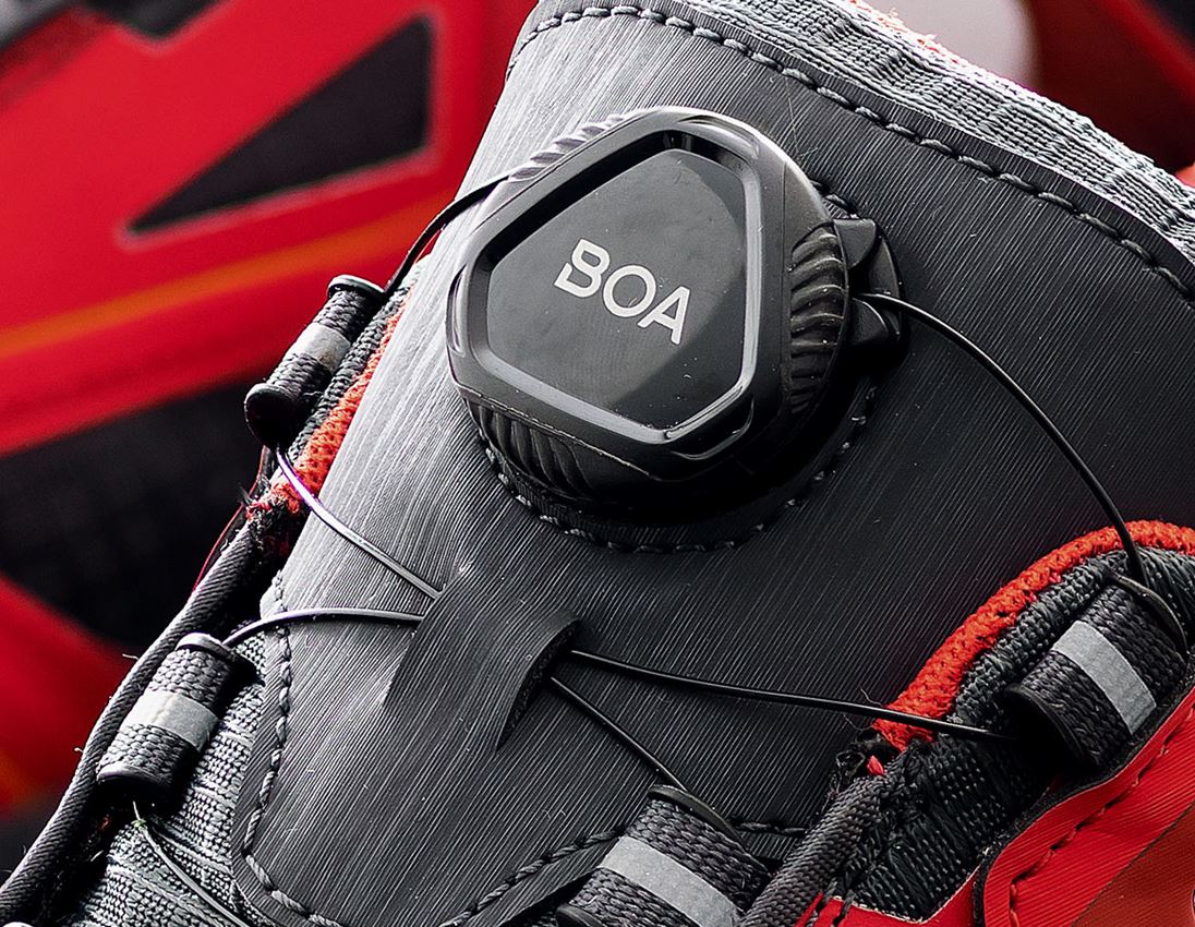 O2: O2 Work shoes e.s. Minkar II + red/graphite 1