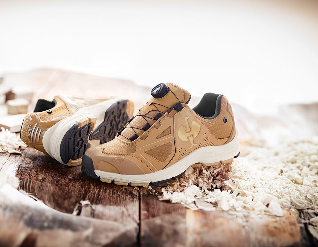 O2: O2 Work shoes e.s. Minkar II + almondbrown 1