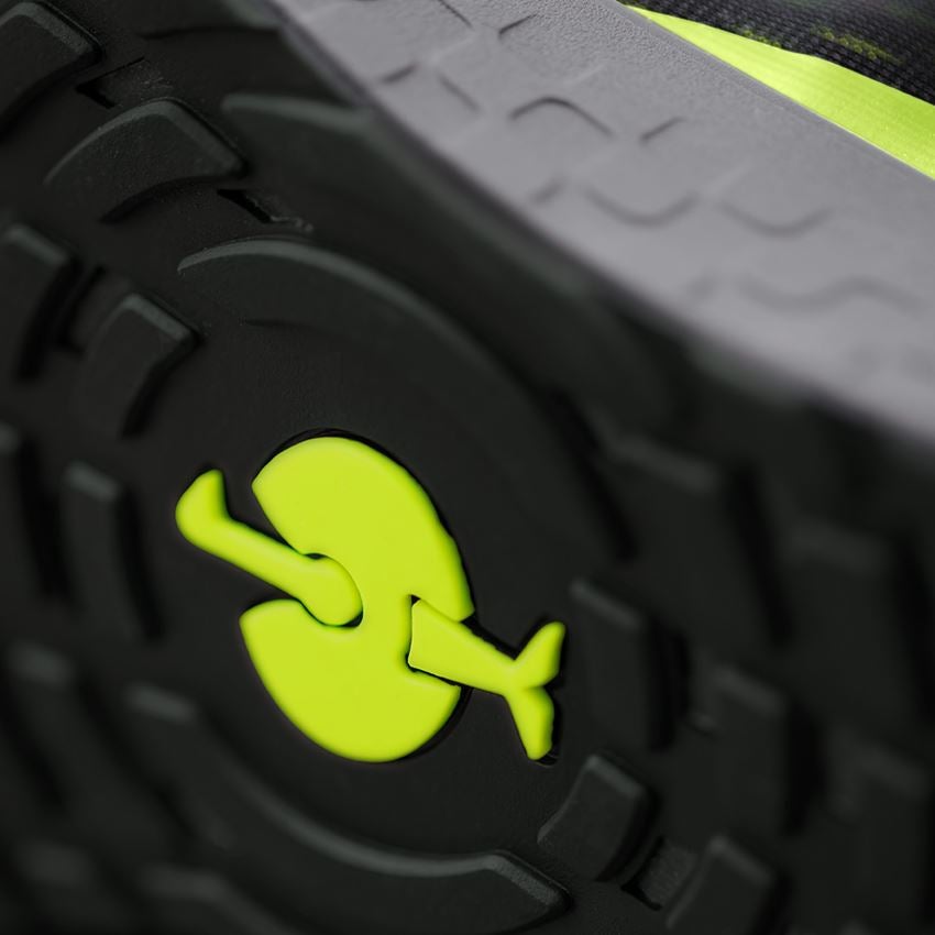 SB: SB Safety shoes e.s. Comoe low + black/high-vis yellow/high-vis orange 2