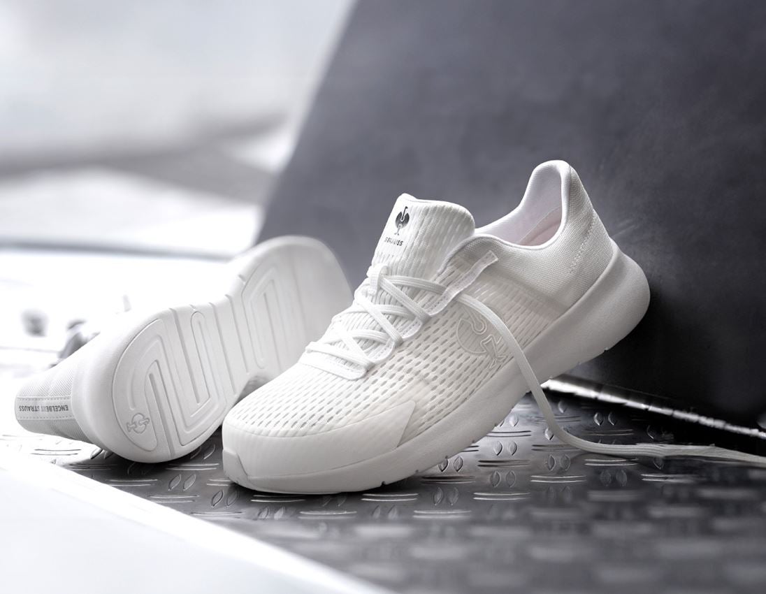 SB: SB Safety shoes e.s. Tarent low + white