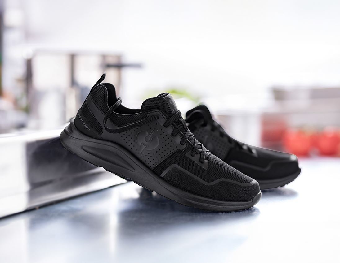 O1: O1 Work shoes e.s. Antibes low + black 1